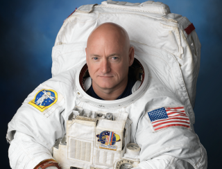 Scott Kelly in Astronaut suit