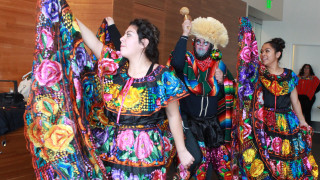 Traditional Mayan Dancers Perform 