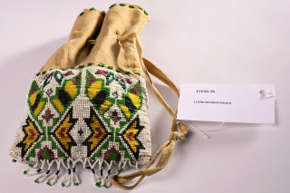 Ute Beaded Pouch