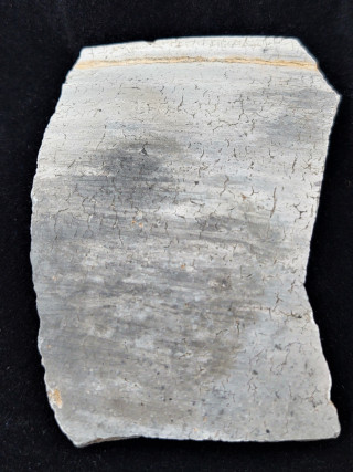 The back of the pottery sherd