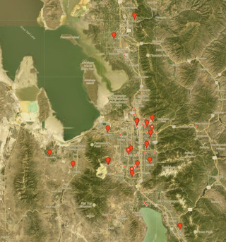 Map of European Firebugs in Utah. Image generated by iNaturalist. 