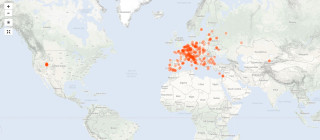 World map of European Firebugs. Image generated by iNaturalist. 