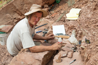 Andrew Milner, of the St. George Dinosaur Discovery Site at Johnson Farm