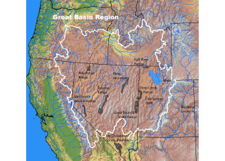 A map of the Great Basin Region