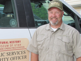 Photograph of Philip Holt-Security Officer in Range Creek Canyon