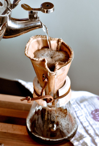 A pour over coffee.