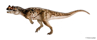 Ceratosaurus nasicornis victor leshyk illustration