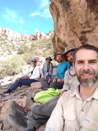 Randy Irmis and colleagues in Argentina 