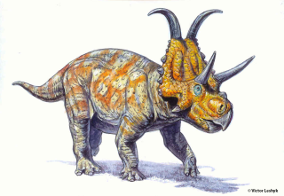 Diabloceratops eatoni victor leshyk illustration