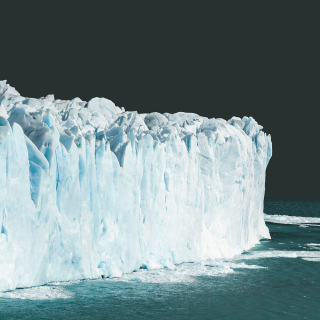 block of glacier ice