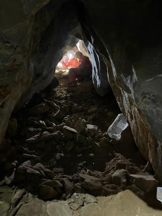 Paleontologists conduct research in african caves