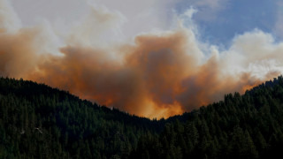 Wildfire Burning on Horizon