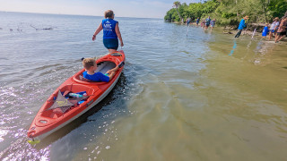 Laura Wilson 2025 DinoFest Underwater Worlds Keynote Collecting Data at Indian River Lagoon