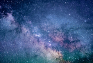 Image of stars in a galaxy