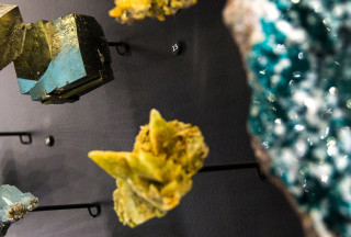 The Gems and Minerals exhibit at NHMU.