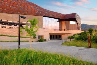 The exterior of the Natural History Museum of Utah