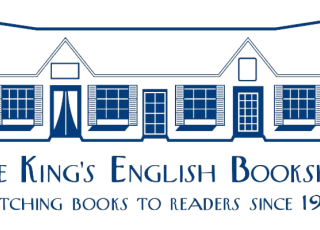 An illustration of a cottage and the text &quot;The King&#039;s English Bookshop&quot;