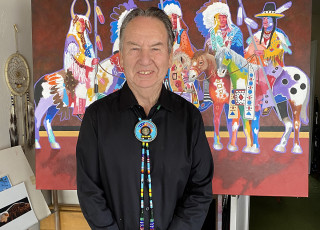 A portrait of John Balloue 